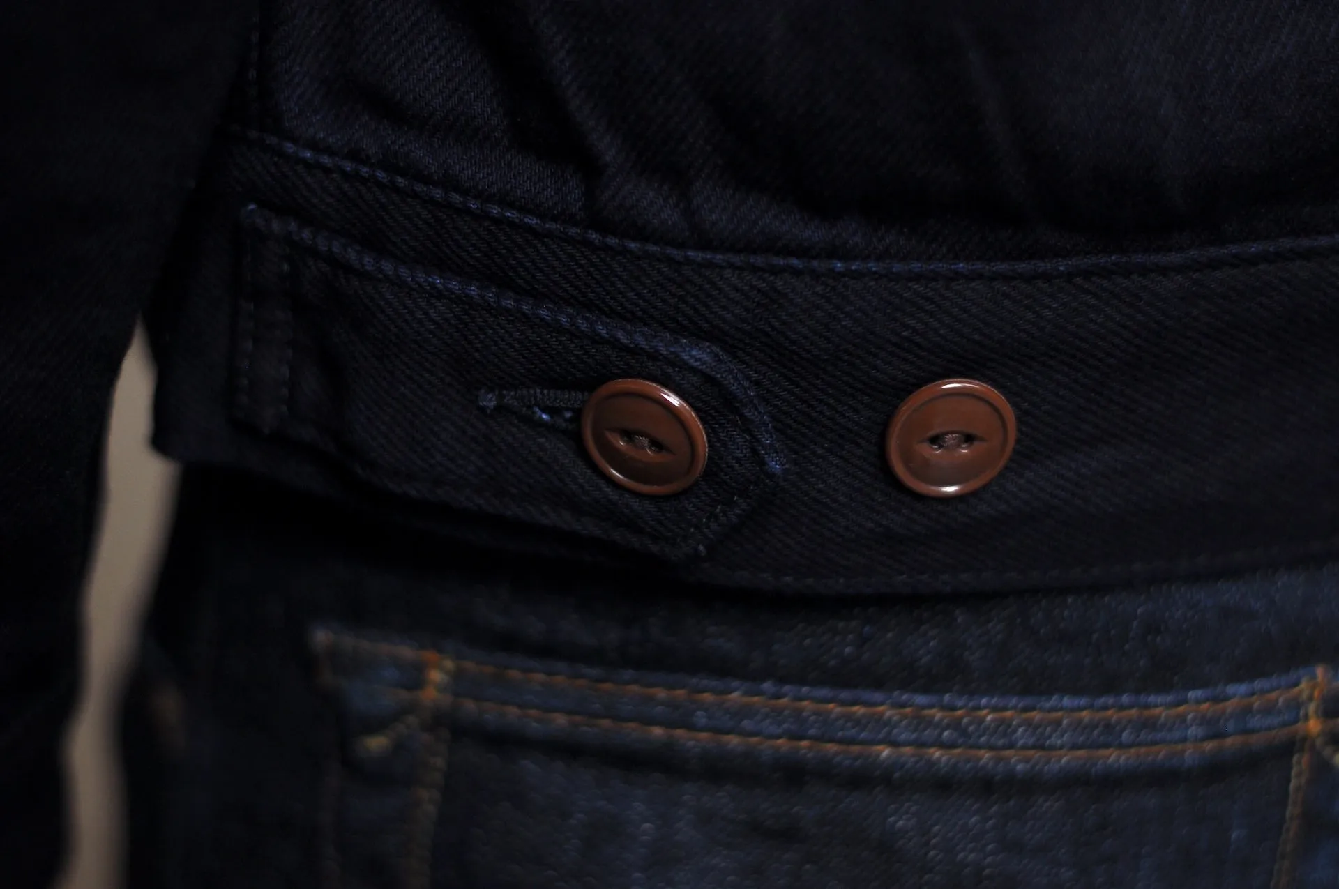 Iron Heart 12oz Kersey Work Jacket (Indigo X Black)