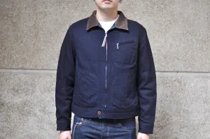 Iron Heart 12oz Kersey Work Jacket (Indigo X Black)