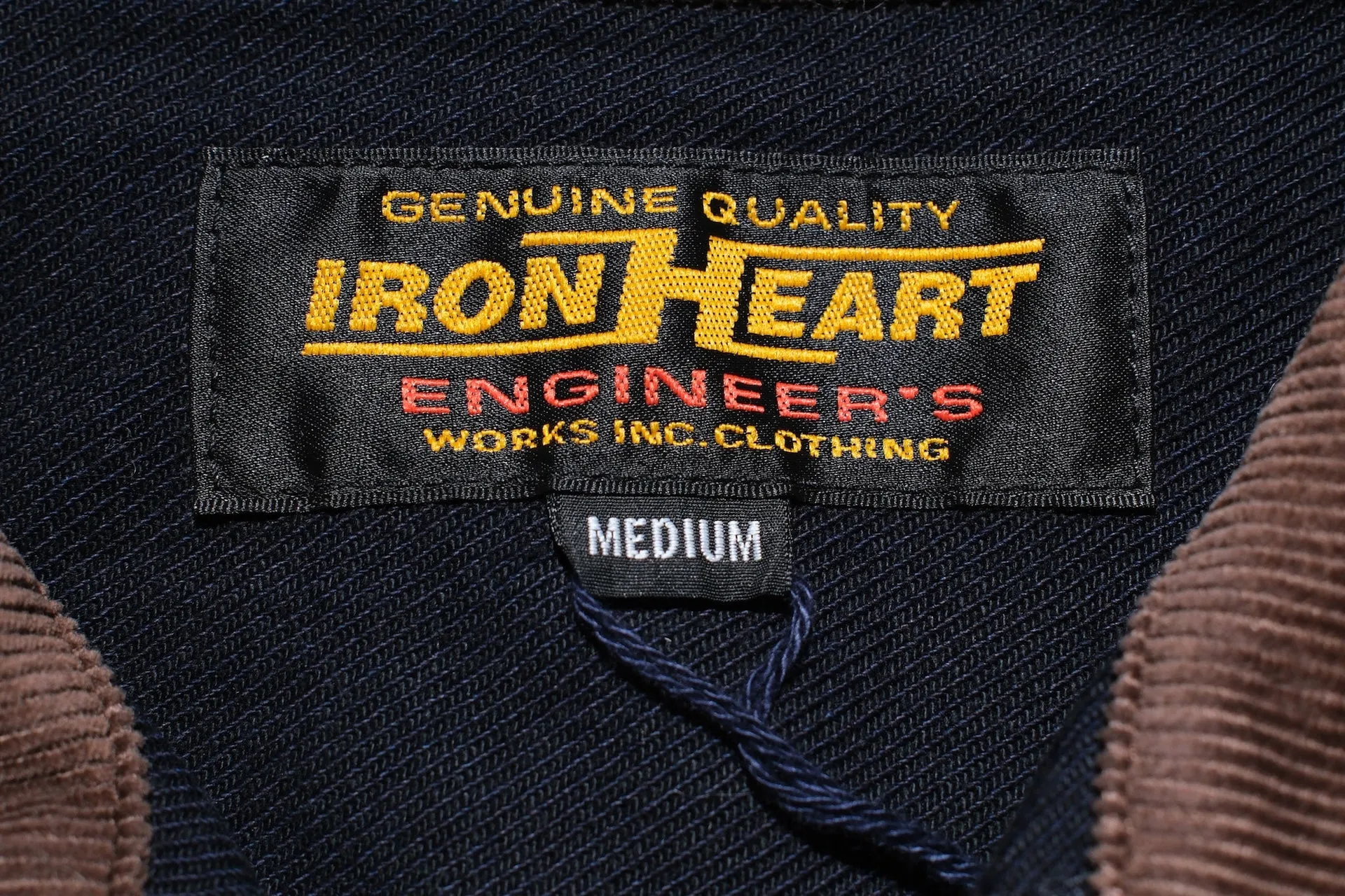 Iron Heart 12oz Kersey Work Jacket (Indigo X Black)