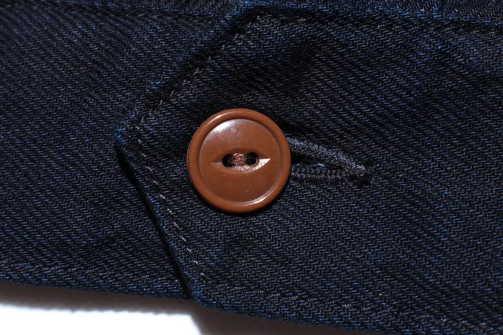 Iron Heart 12oz Kersey Work Jacket (Indigo X Black)