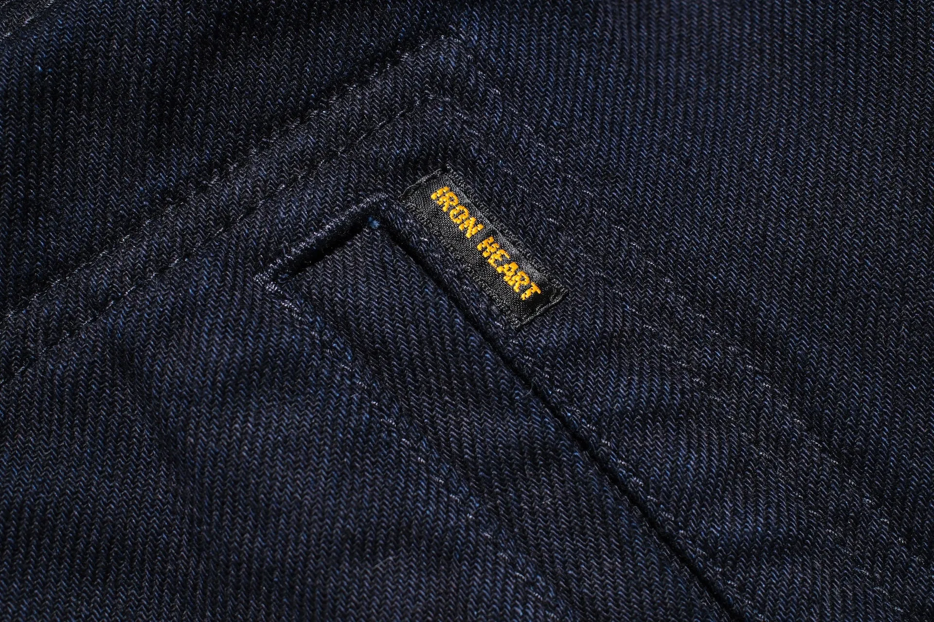 Iron Heart 12oz Kersey Work Jacket (Indigo X Black)