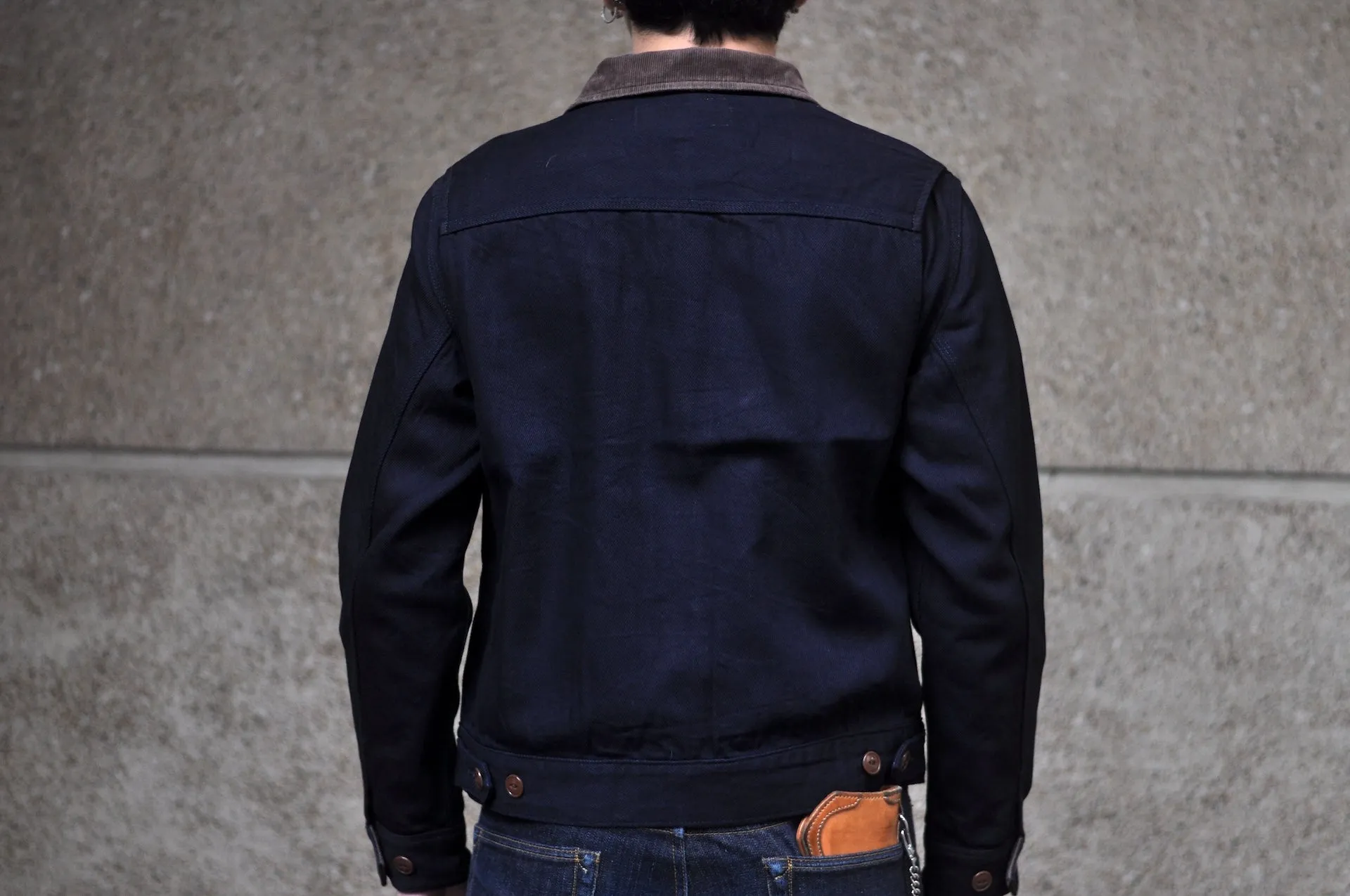 Iron Heart 12oz Kersey Work Jacket (Indigo X Black)