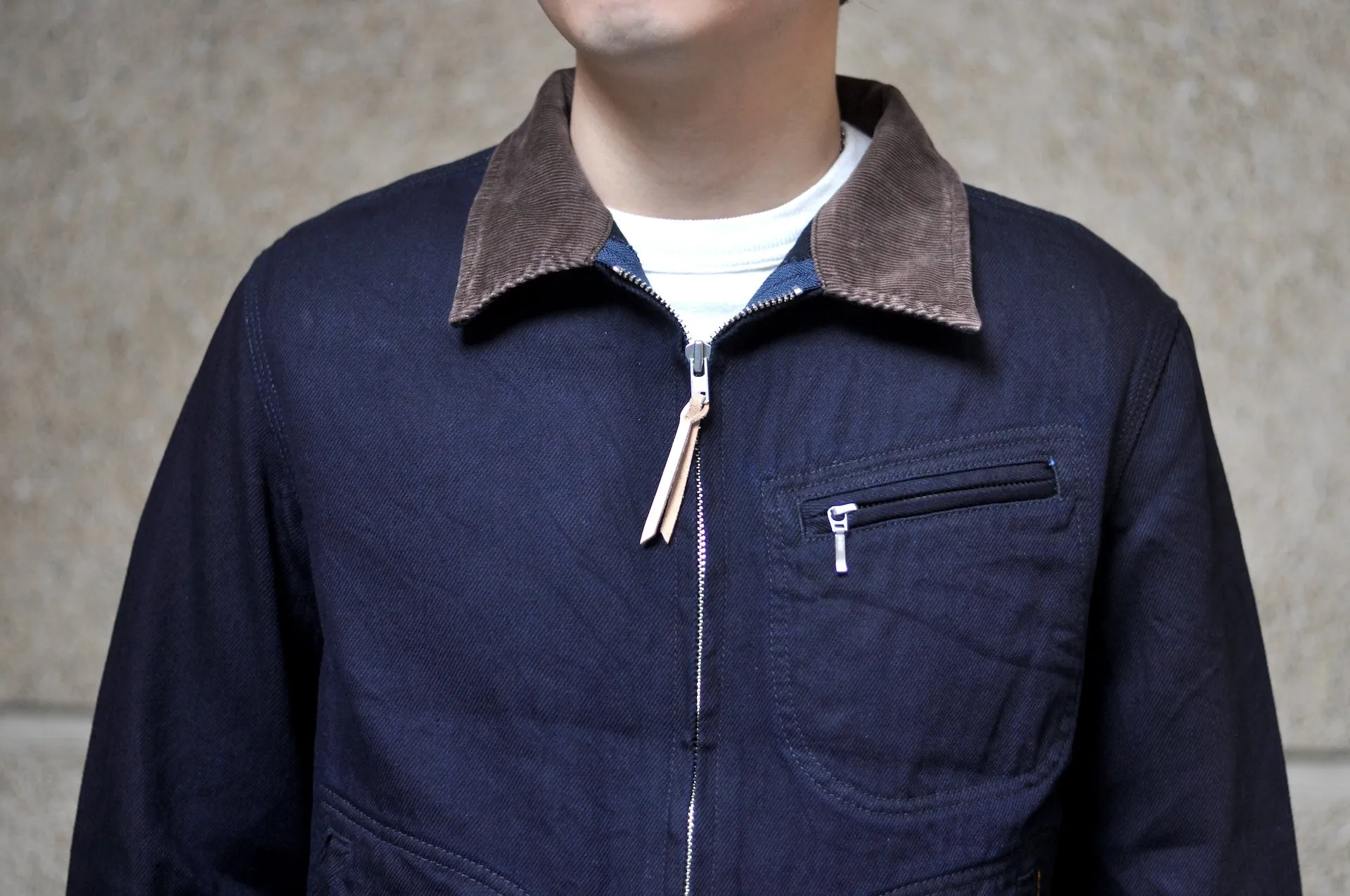 Iron Heart 12oz Kersey Work Jacket (Indigo X Black)