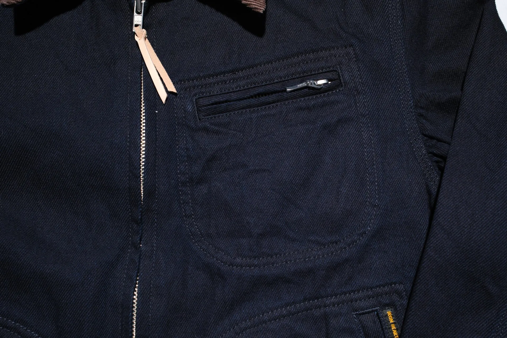 Iron Heart 12oz Kersey Work Jacket (Indigo X Black)