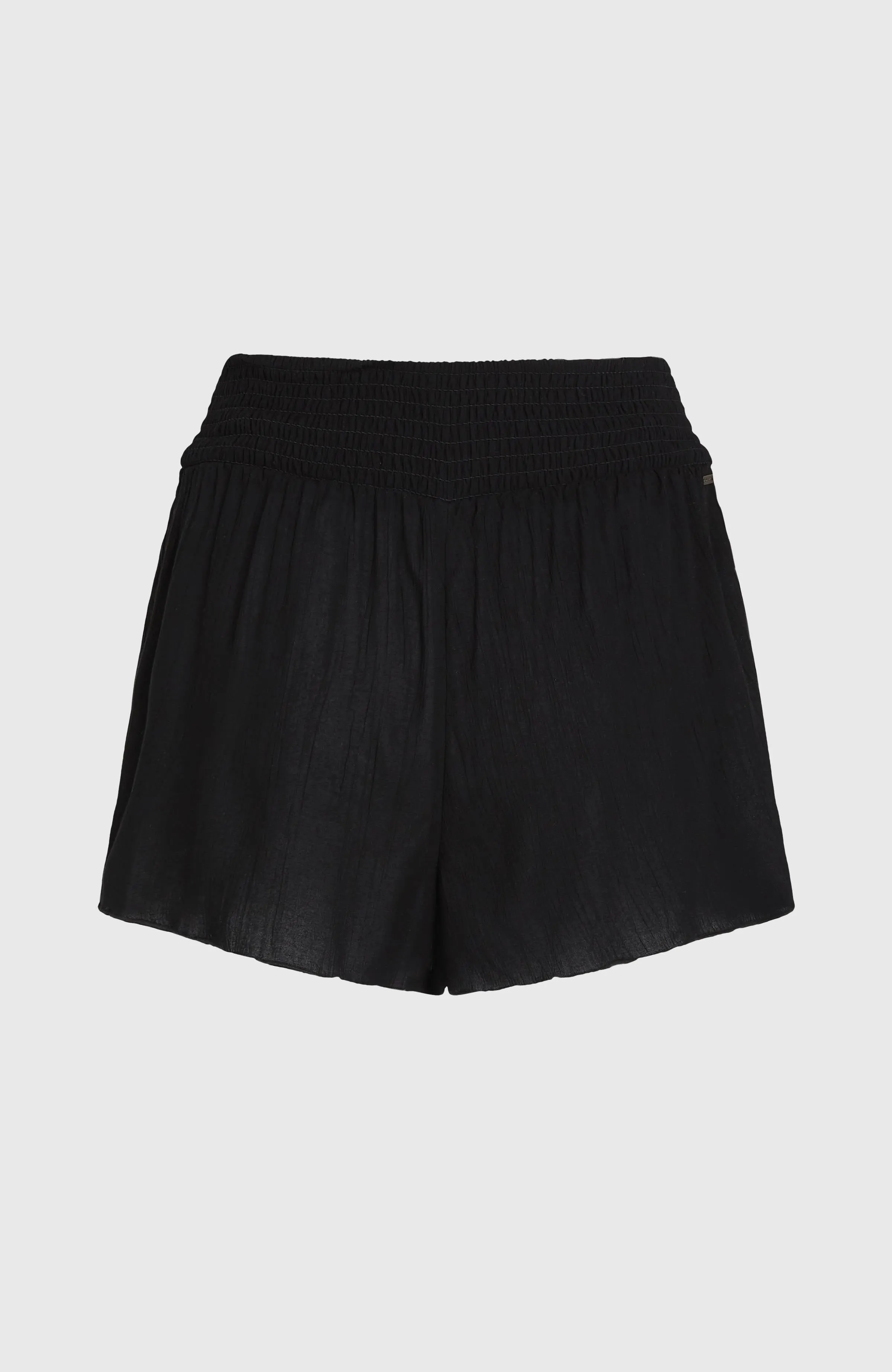Johnny Smocked Waist Shorts | Black Out