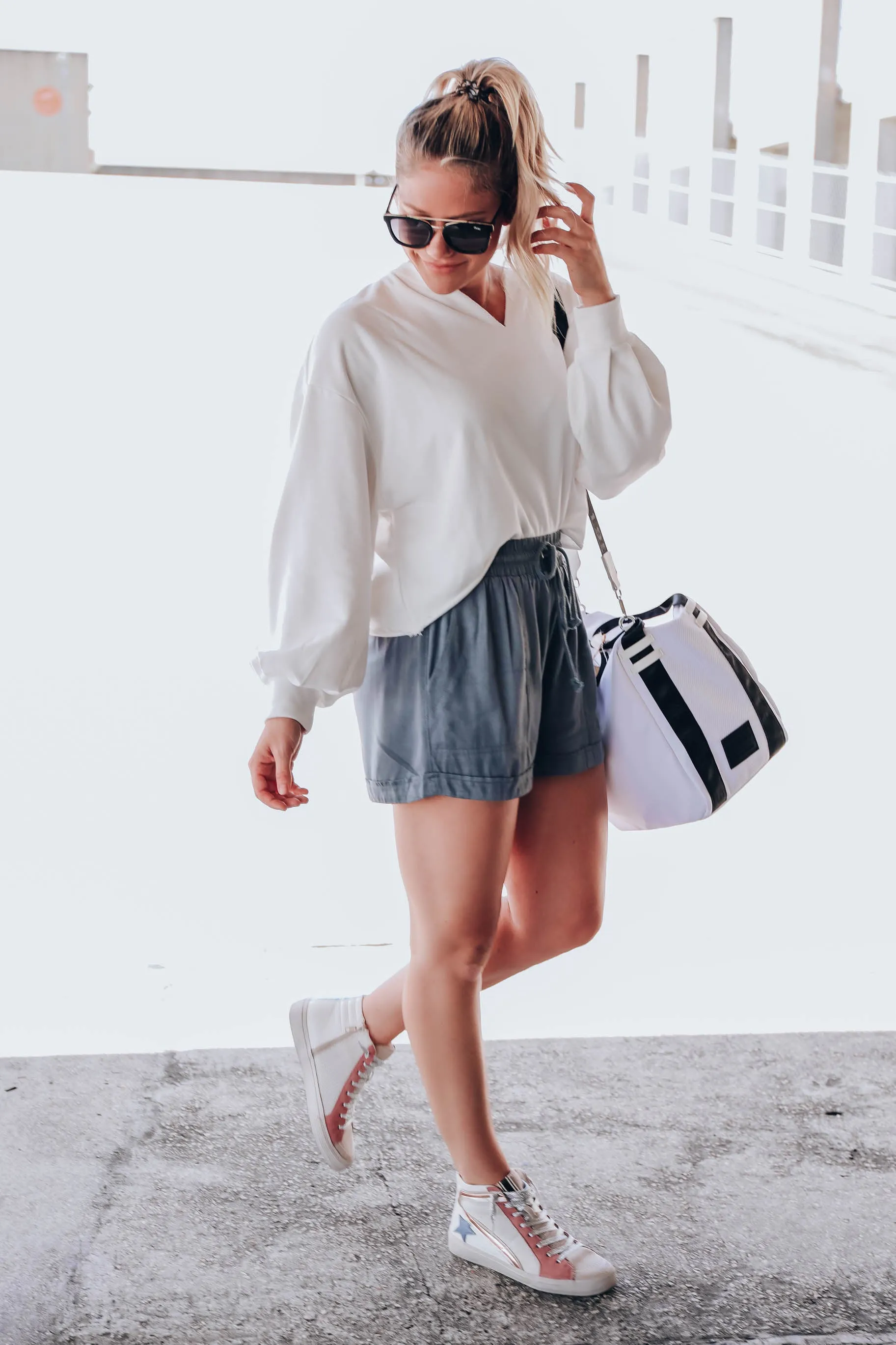 Jordyn Notched Neck Pullover