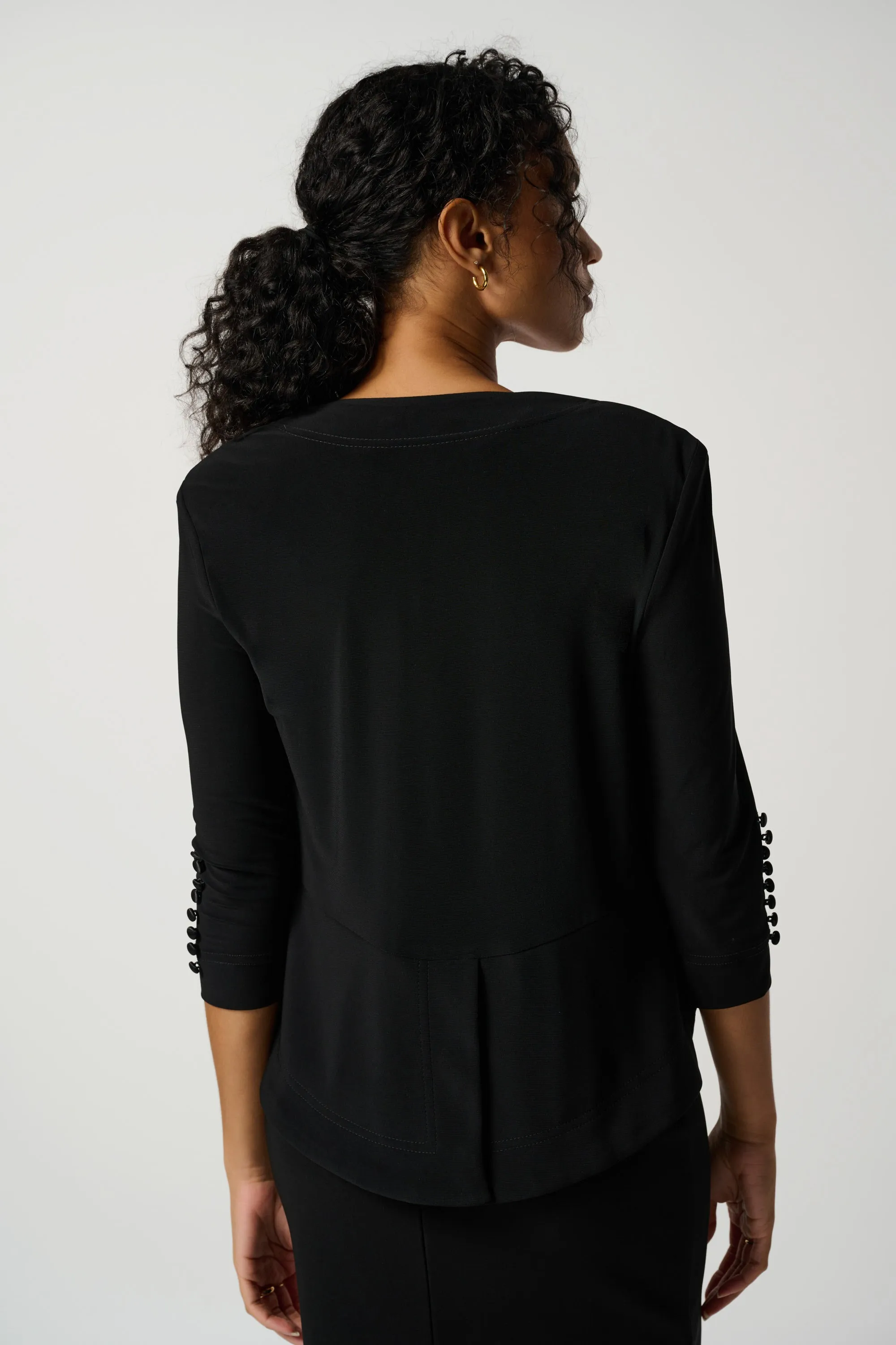 JOSEPH RIBKOFF - Black Tux Overpiece - 161140