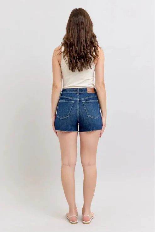 Judy Blue High Waist Criss-Cross Waistband Shorts