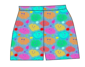 Juniper's Rainbow Clouds Ladies' Lounge Shorts