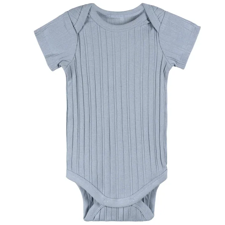 Just Born 3 Pack Bodysuits - Blue