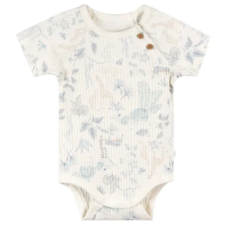 Just Born 3 Pack Bodysuits - Blue