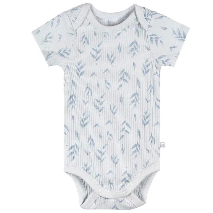 Just Born 3 Pack Bodysuits - Blue