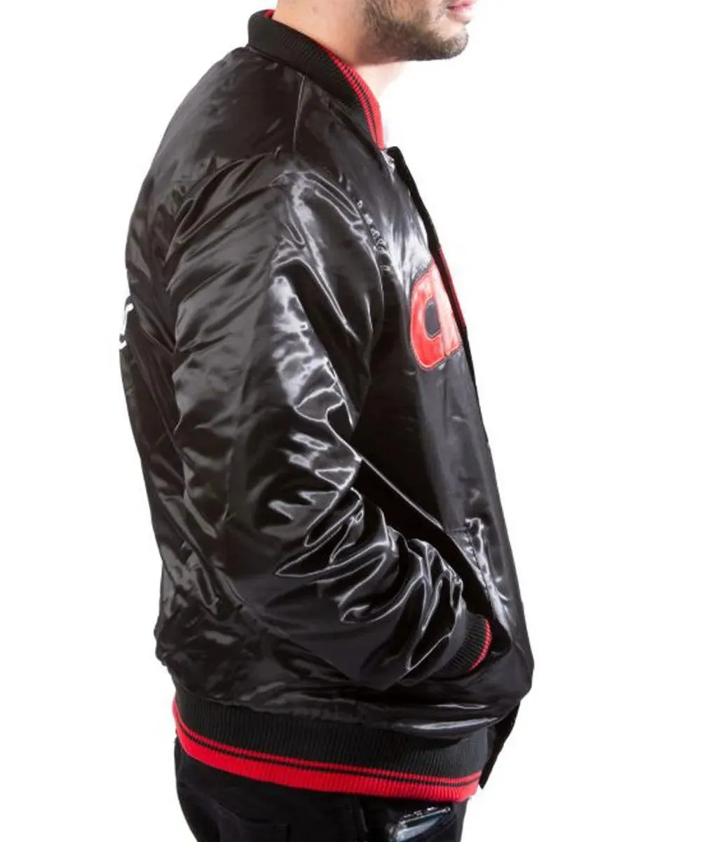 Kansas City Chiefs Black Satin Jacket