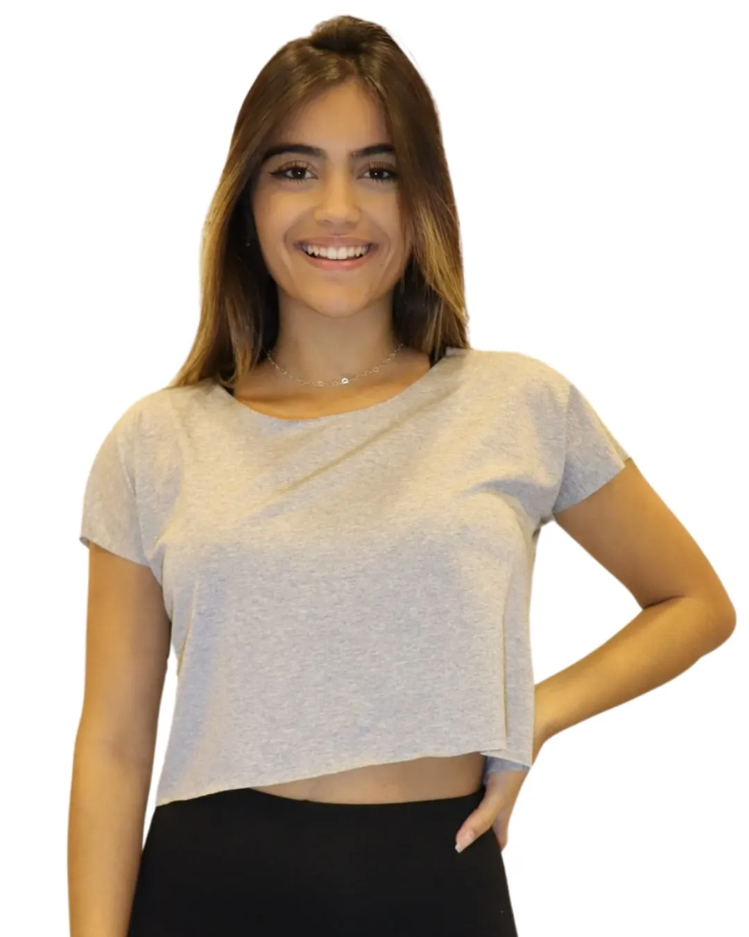 KIT 3 Cropped Corte a Fio Feminina Fitness