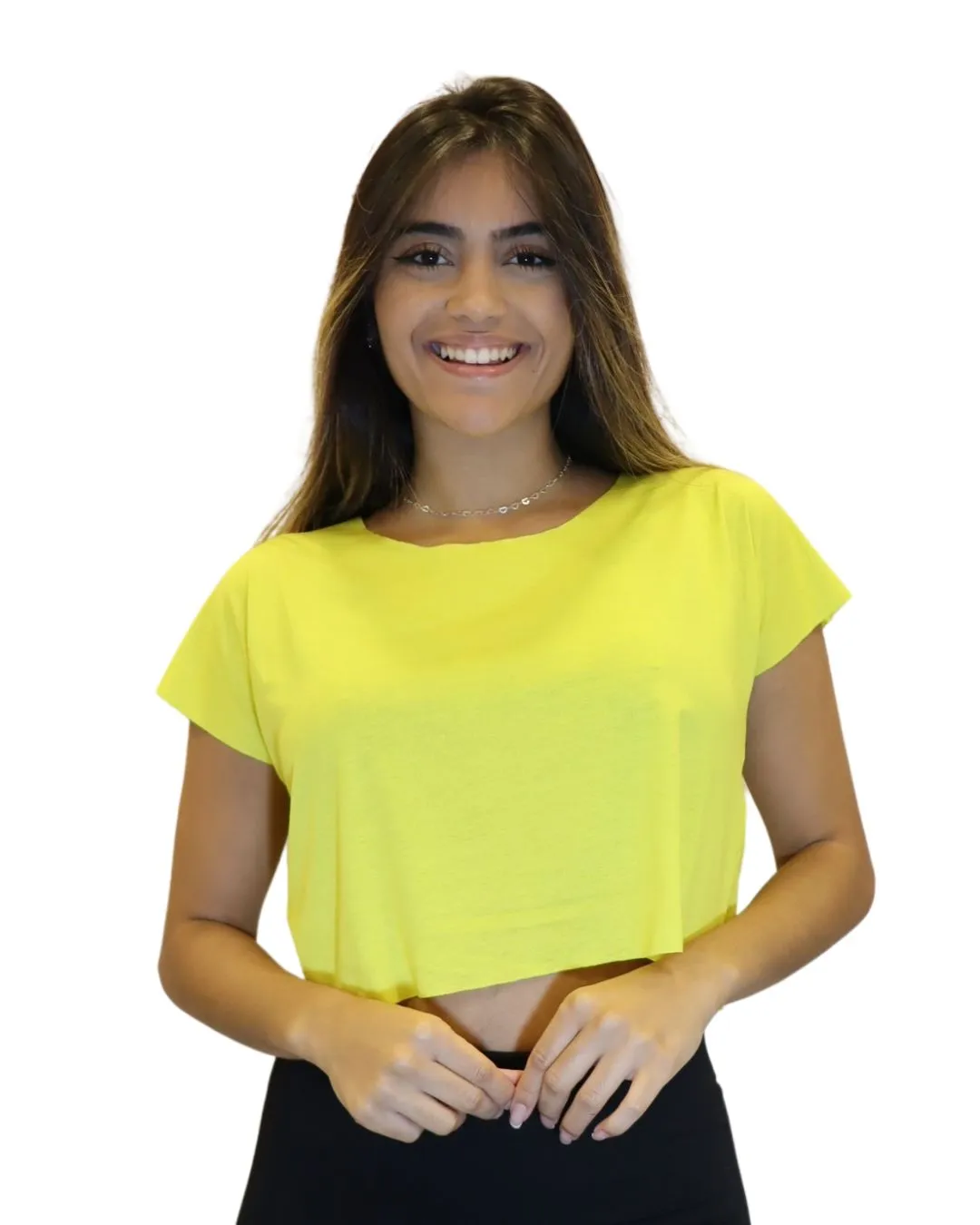 KIT 6 Cropped Corte a Fio Feminina Fitness