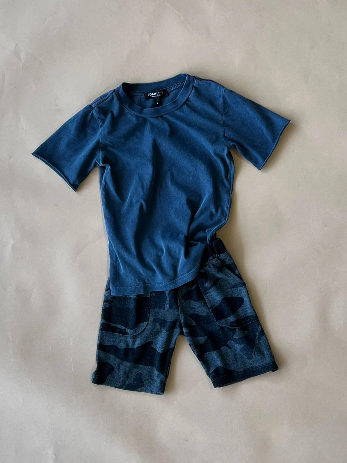 Knox Camo Shorts | Dyed Navy (Kids)
