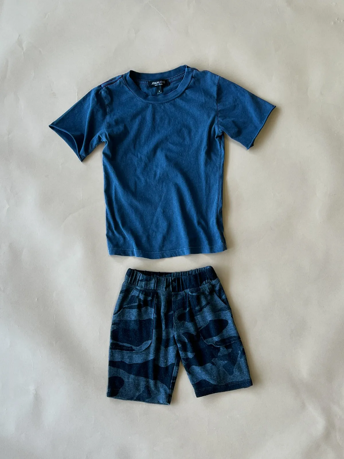 Knox Camo Shorts | Dyed Navy (Kids)