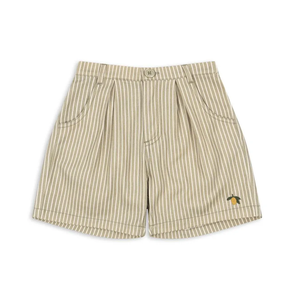 Konges Sløjd Cotton shorts 'Frankie' Tea Stripe