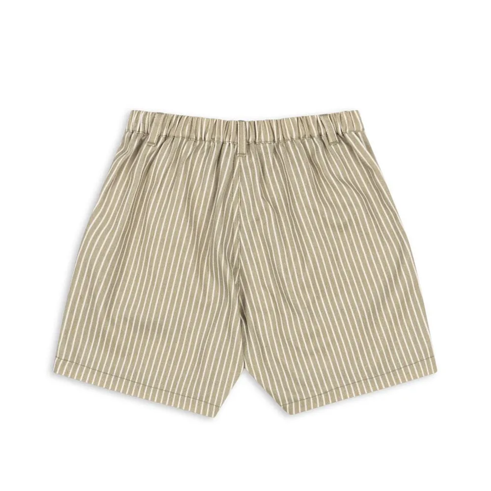 Konges Sløjd Cotton shorts 'Frankie' Tea Stripe