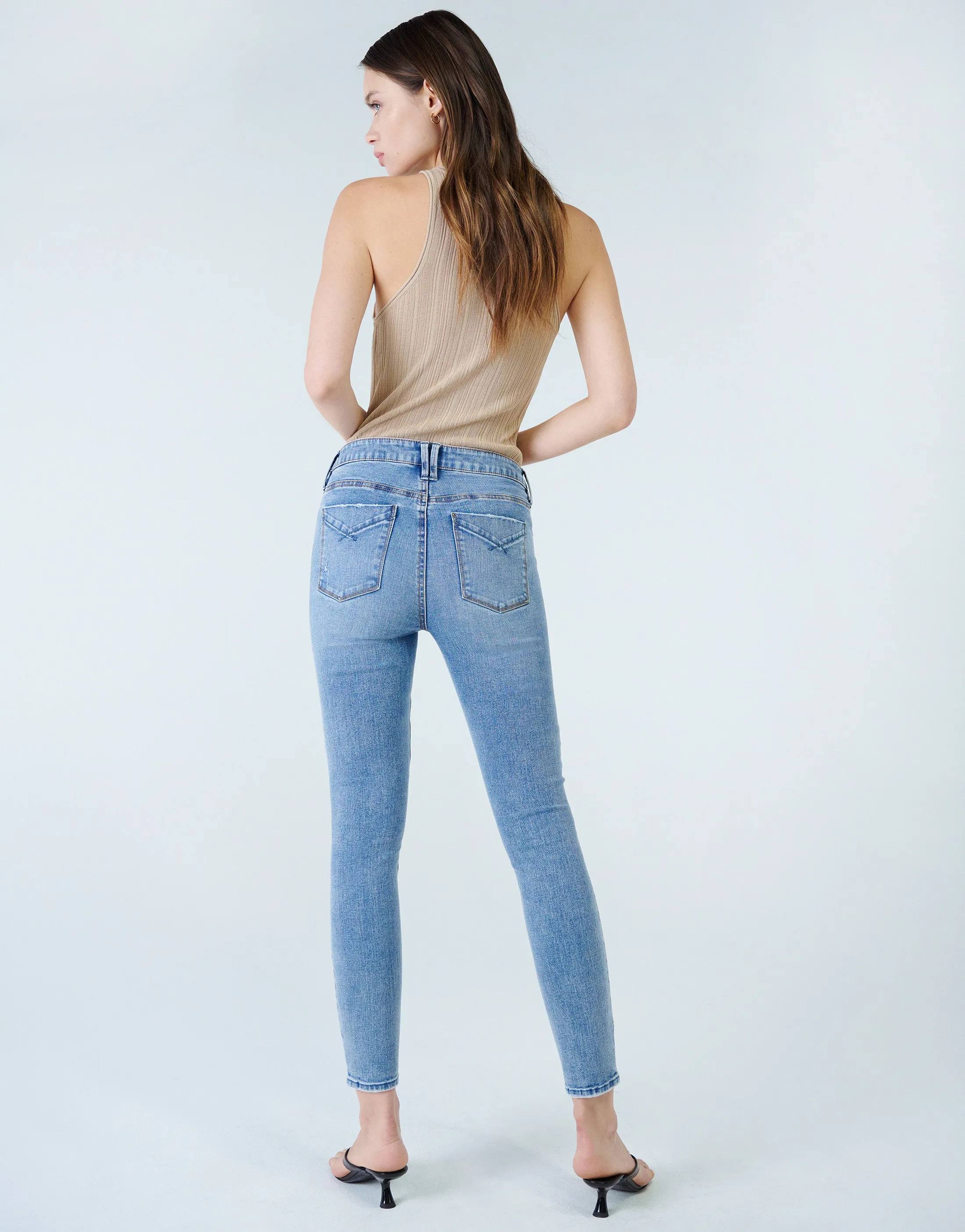 KORA Mid-Rise Skinny in Siesta