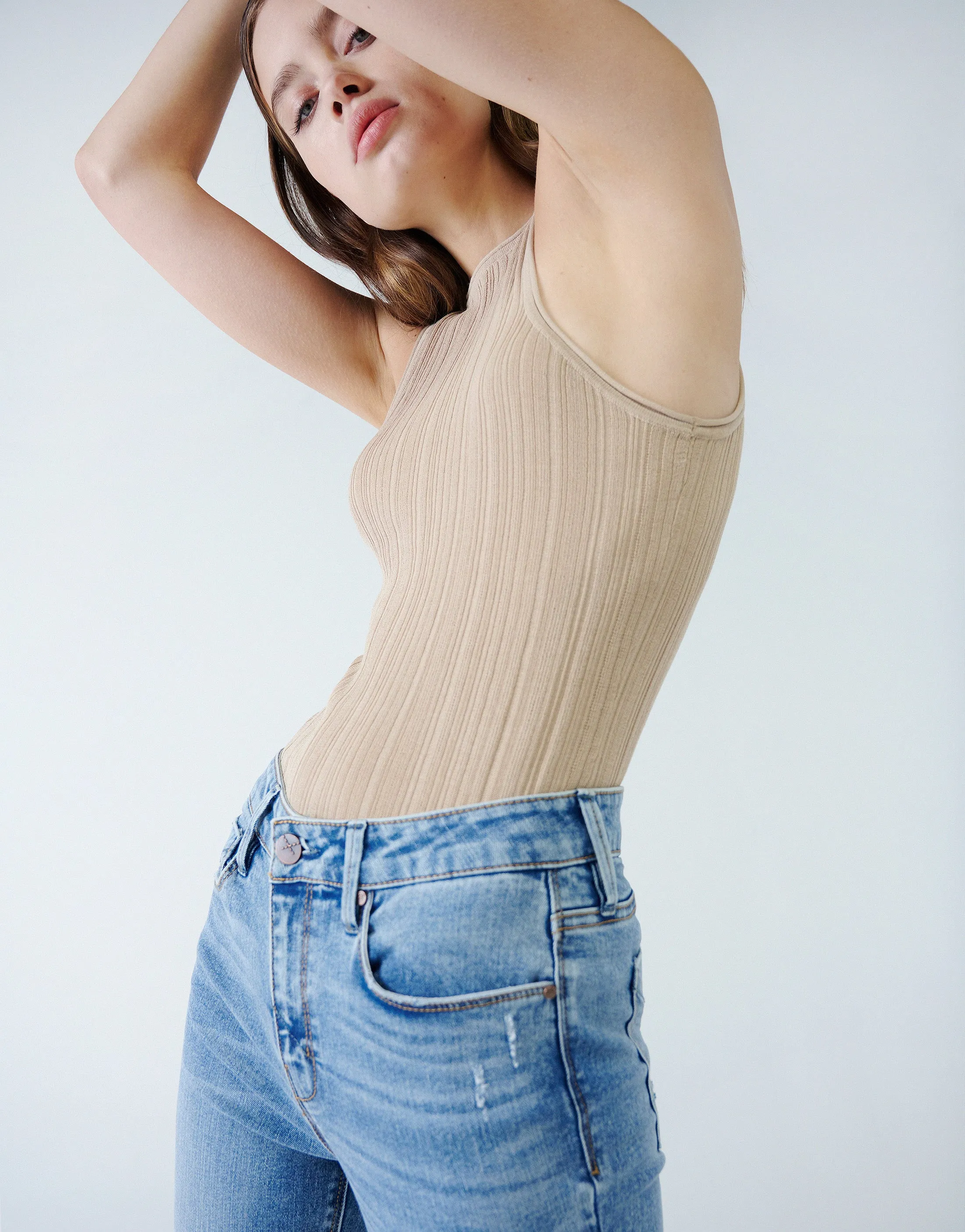 KORA Mid-Rise Skinny in Siesta