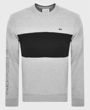 Lacoste SH1433 Sweatshirt 80P Silver / Black