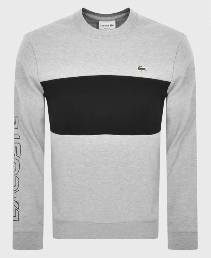Lacoste SH1433 Sweatshirt 80P Silver / Black