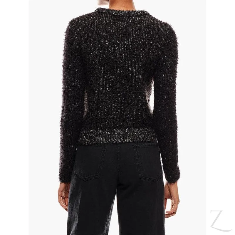 Ladies Cropped Woolly Sweater | Plain | "Ria"