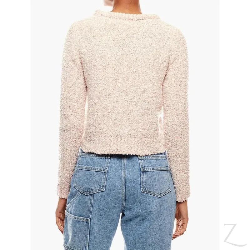 Ladies Cropped Woolly Sweater | Plain | "Ria"