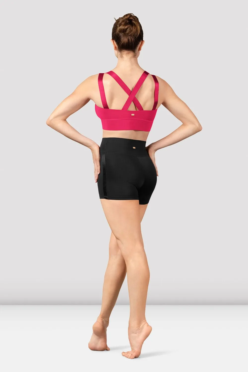 Ladies Mirella Majesty Cross Back Crop Top