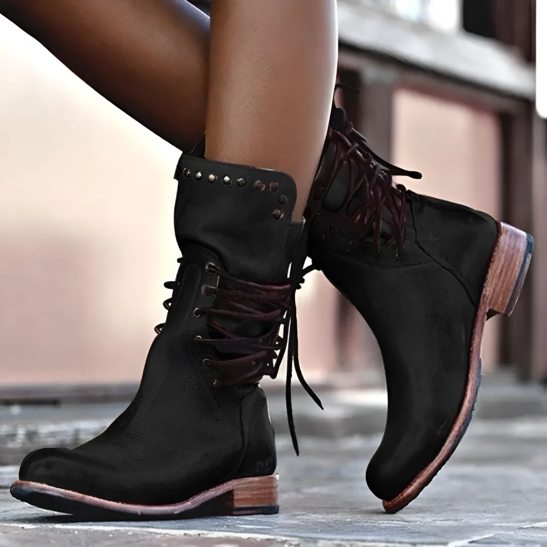 Lancaster Vintage Lace-Up Boots