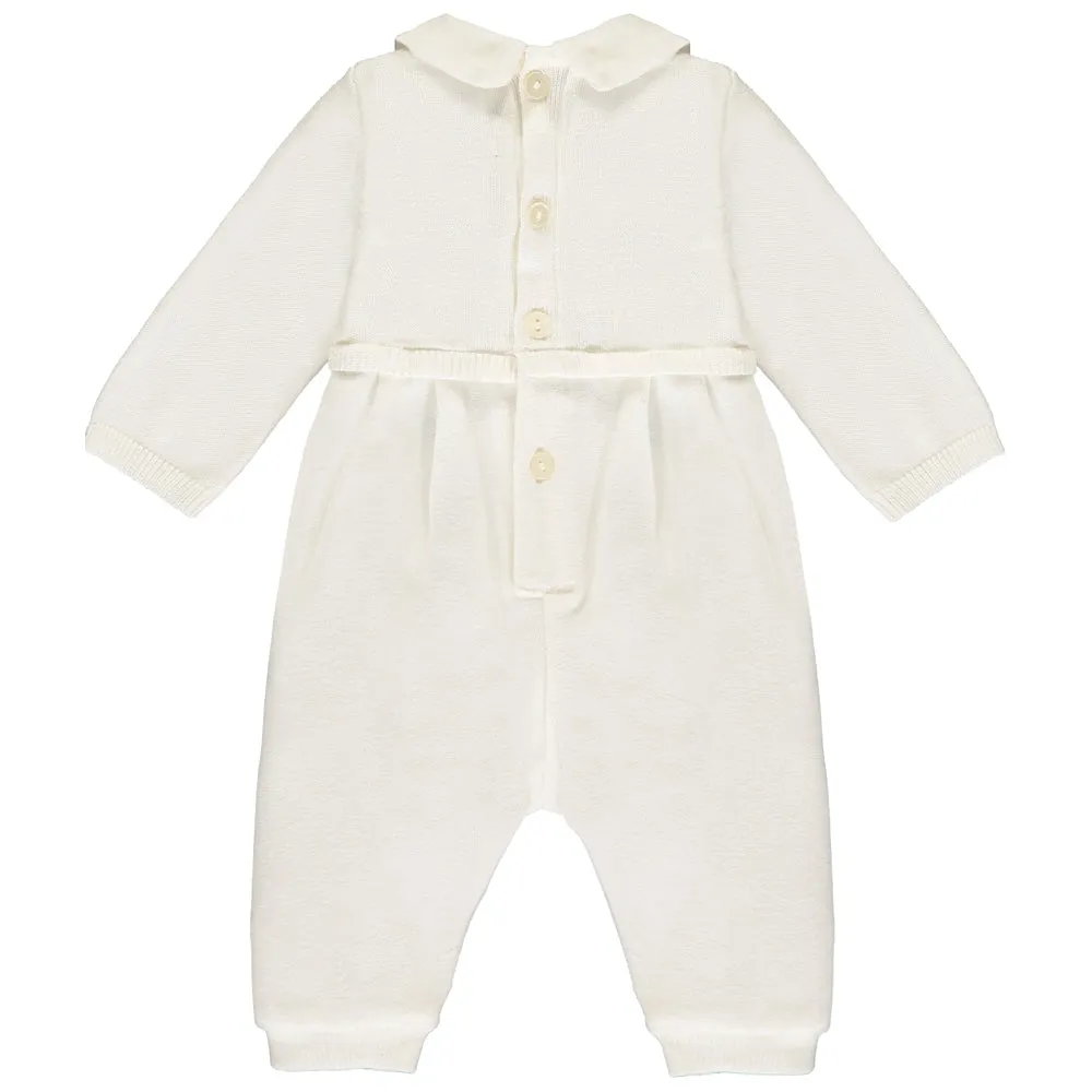 Langston Ivory Traditional Baby Boys All in One with Hat