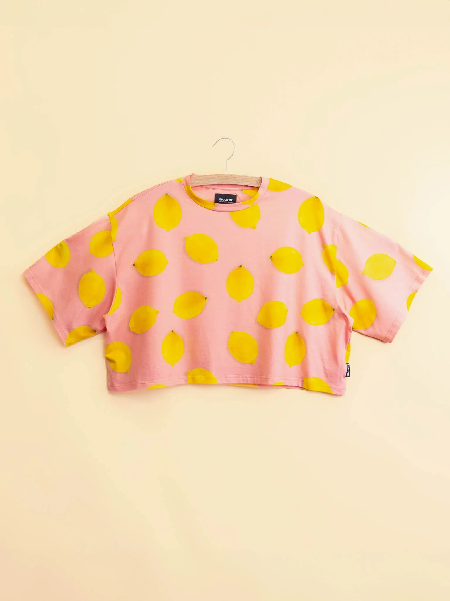 Lemon Cropped T-shirt en Shorts set Dames