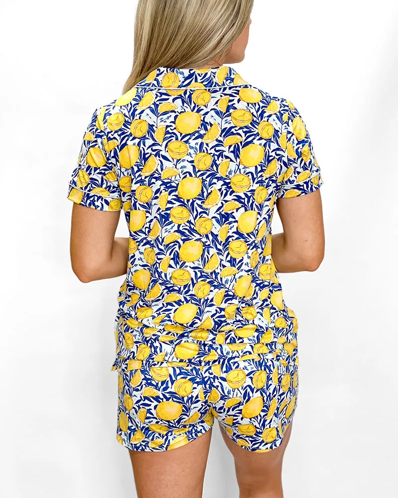 Lemon Drop PJ Shorts