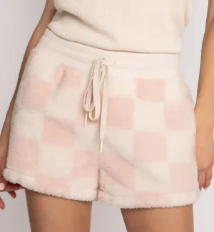 LETS GET COZY SHORT- RKGCS-PINK-CLAY