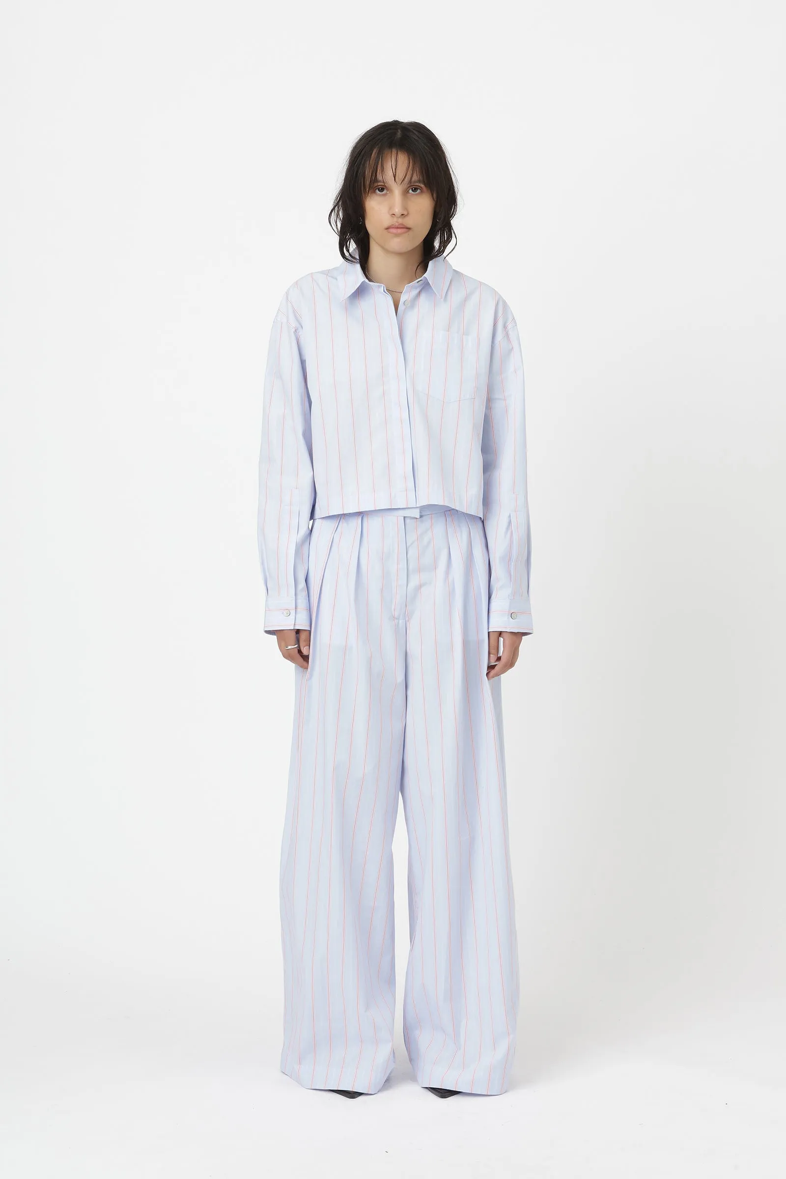 Lexington Shirt - Blue Red Stripe