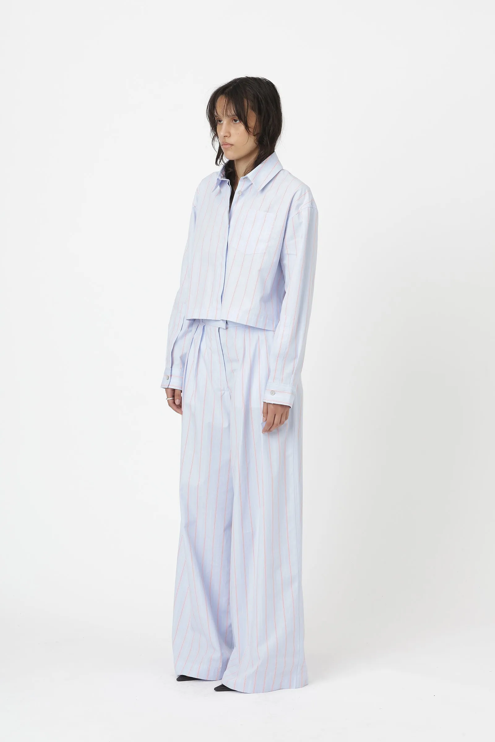Lexington Shirt - Blue Red Stripe