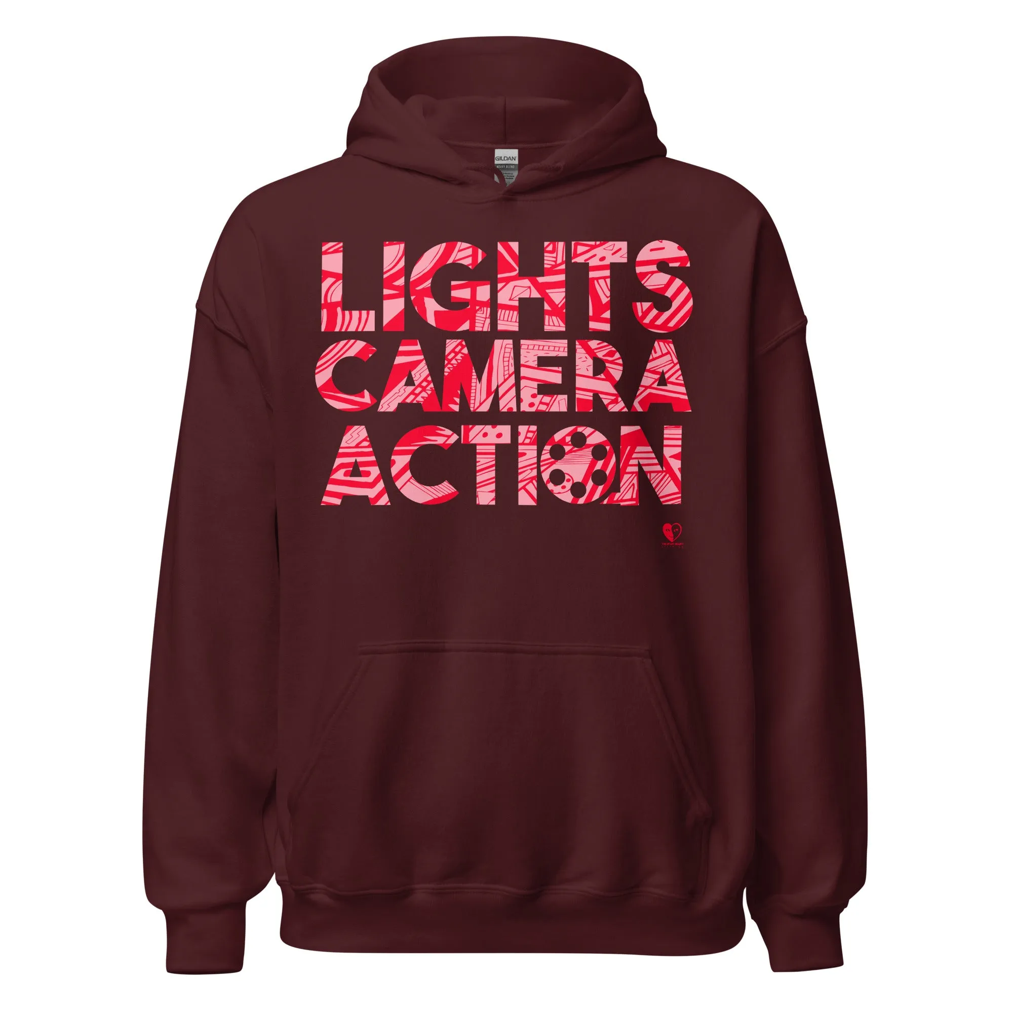 Lights Camera Action - Printed Staple Unisex Hoodie