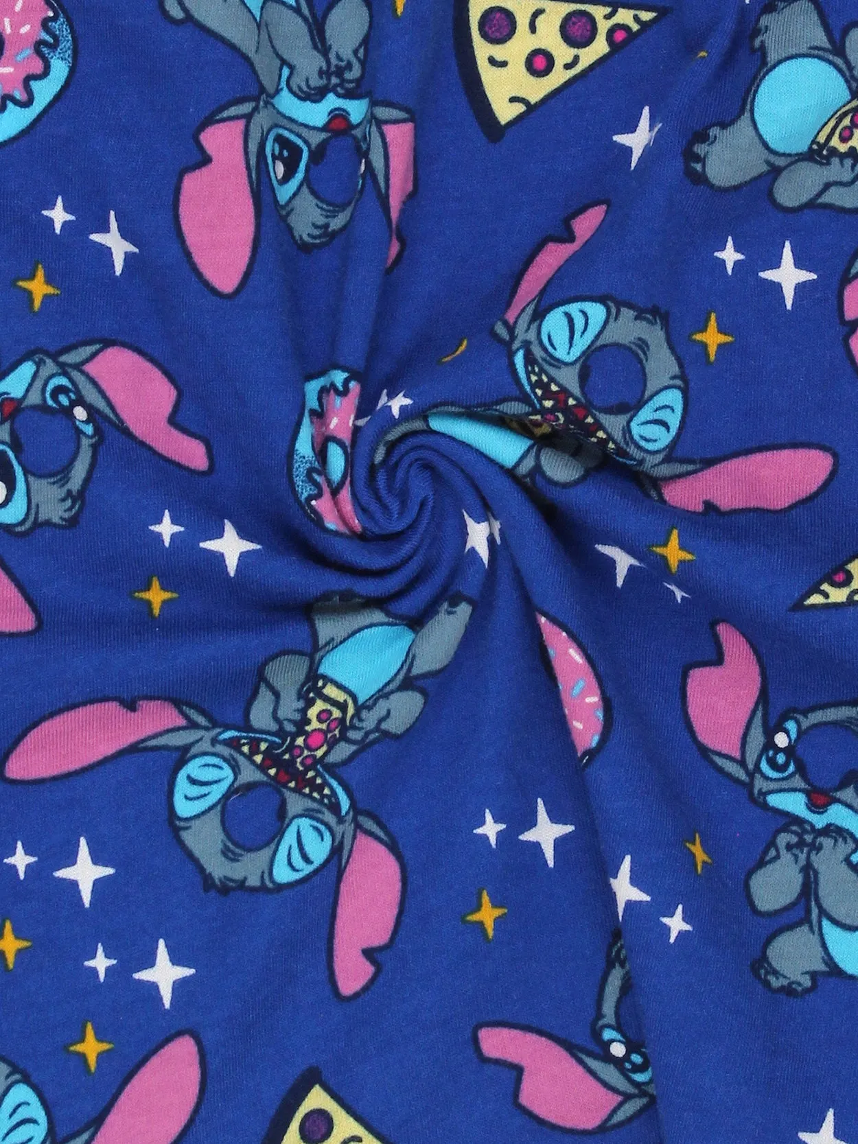 Lilo & Stitch Snacks Cotton Jersey Button Fly Boxer Shorts