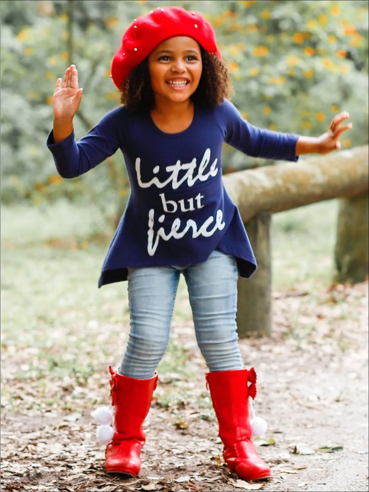 Little But Fierce Hi-Lo Statement Top