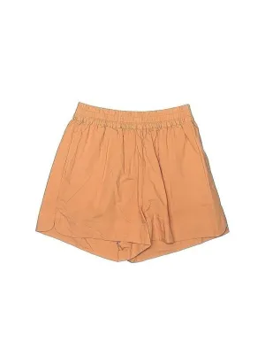 LMND Lemonade Shorts Womens Orange Cotton Casual Comfort XS