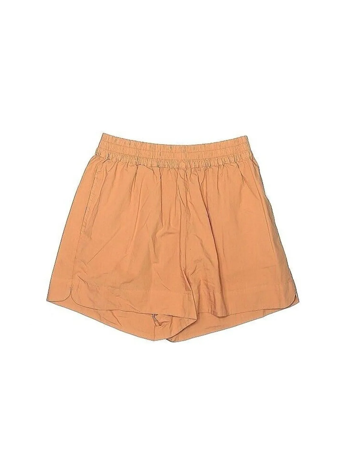 LMND Lemonade Shorts Womens Orange Cotton Casual Comfort XS
