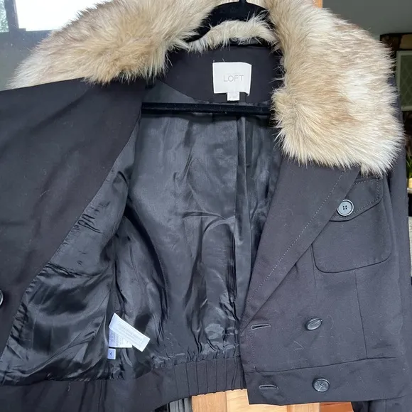 Loft Double Breasted Cropped Jacket - NWOT