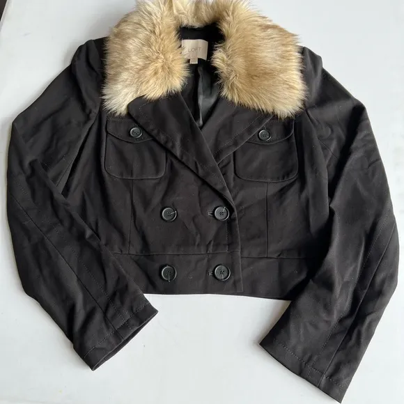 Loft Double Breasted Cropped Jacket - NWOT
