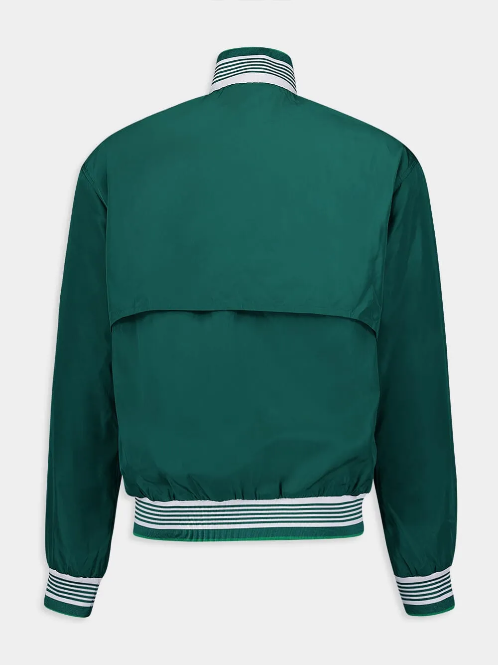 Logo-Patch Green Track Jacket
