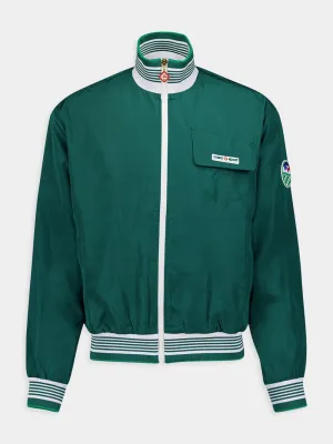 Logo-Patch Green Track Jacket