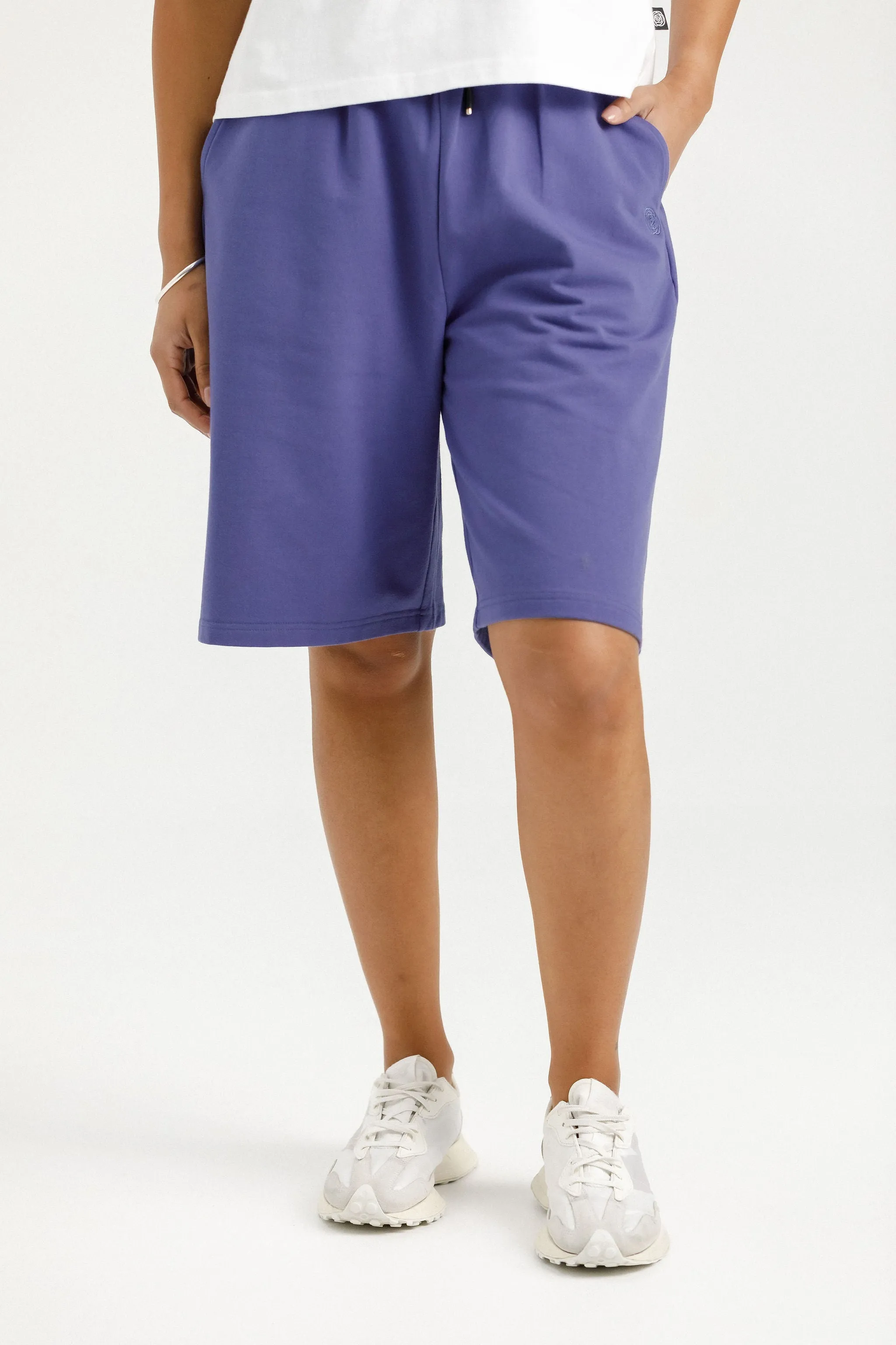 Long Sweat Shorts | Hyacinth
