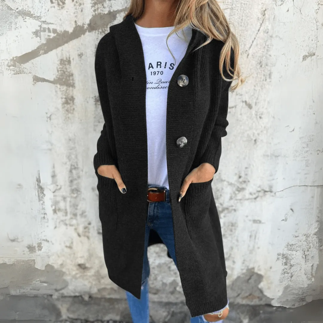 Lorène | Elegant Long Women’s Cardigan