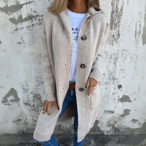 Lorène | Elegant Long Women’s Cardigan