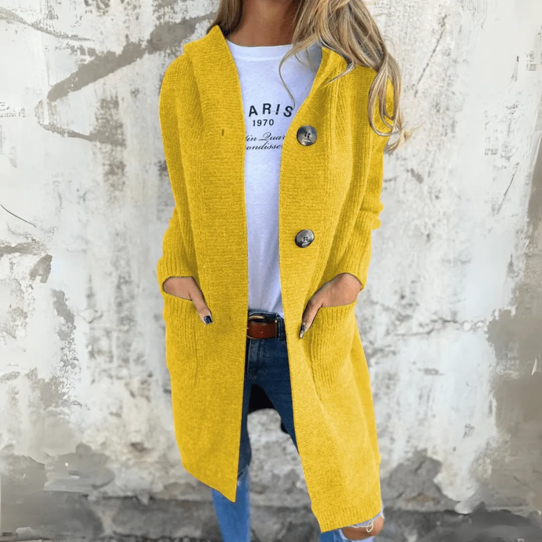 Lorène | Elegant Long Women’s Cardigan